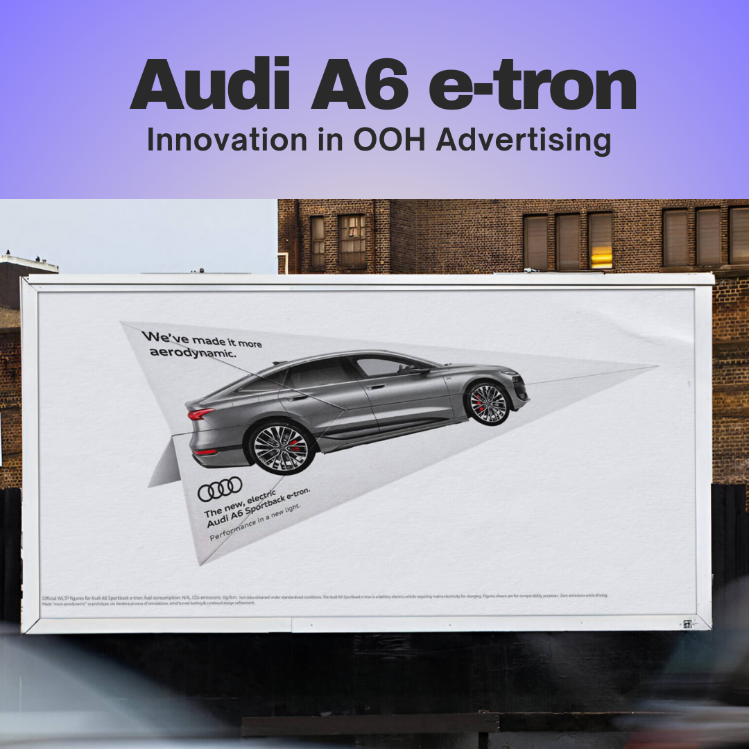 Audi A6 e-tron: Innovation in OOH Advertising